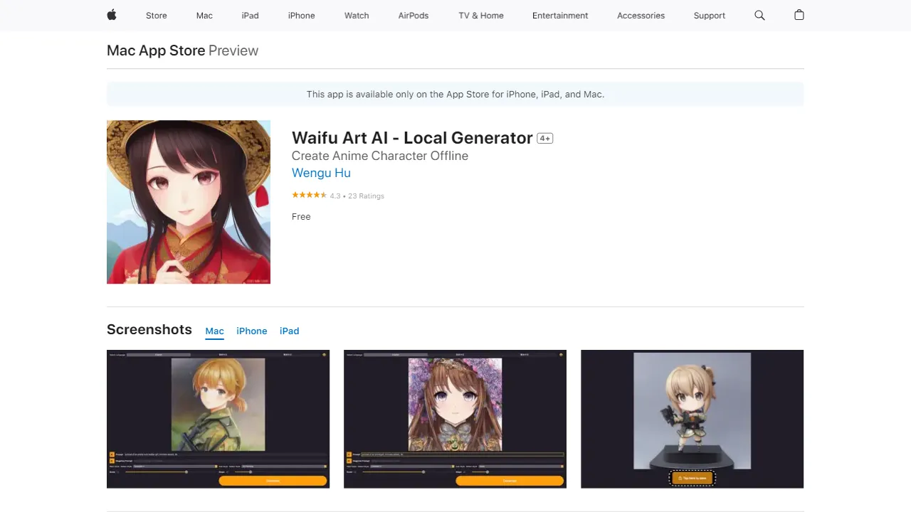 Waifu Art AI - Local Generator | FutureHurry