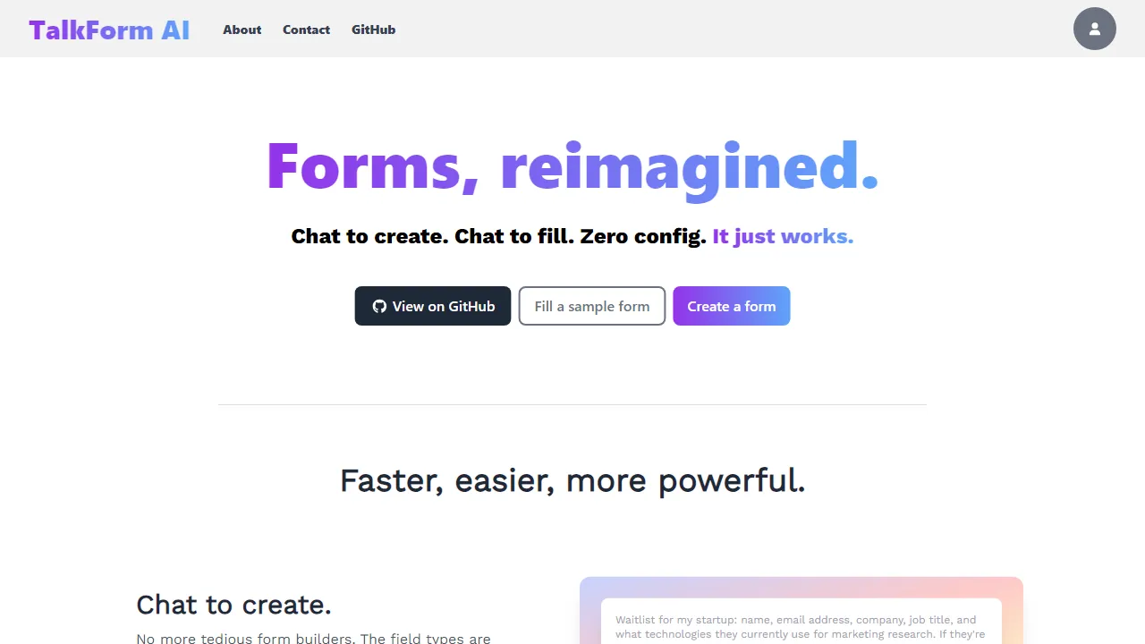 TalkForm AI | FutureHurry