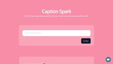 Caption Spark - BuildAI.space | FutureHurry
