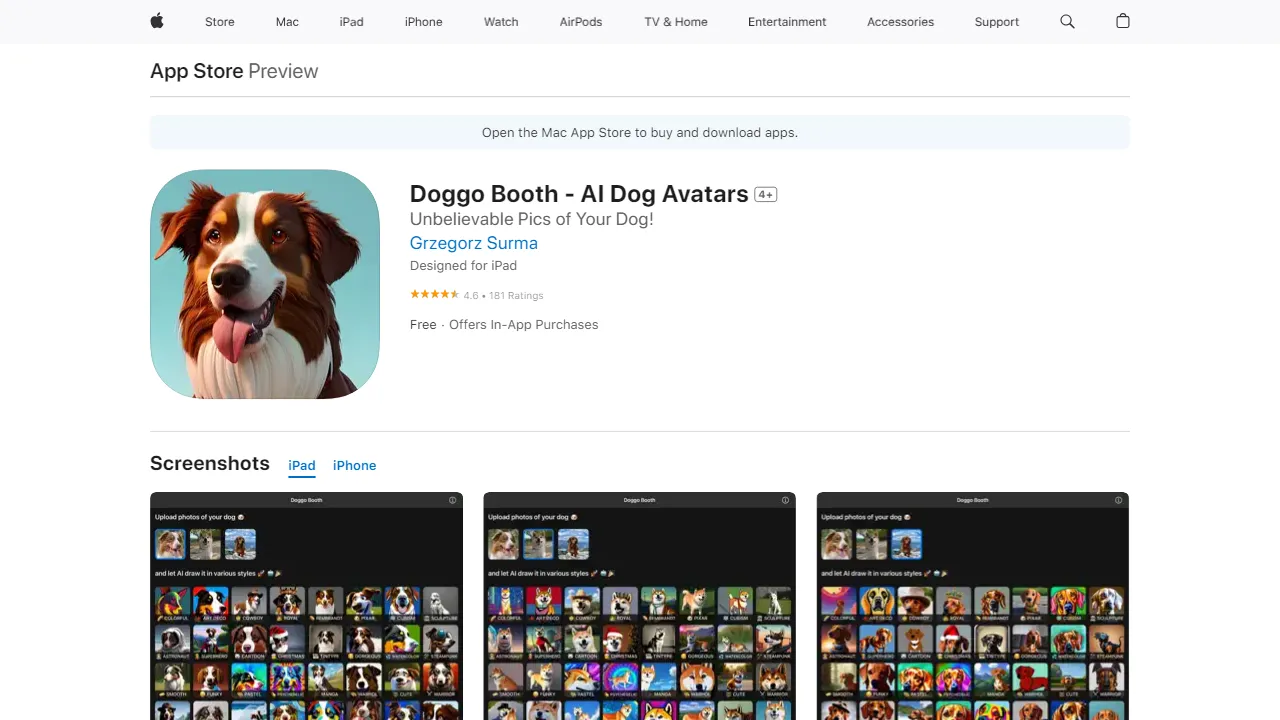 Doggo Booth - AI Dog Avatars | FutureHurry