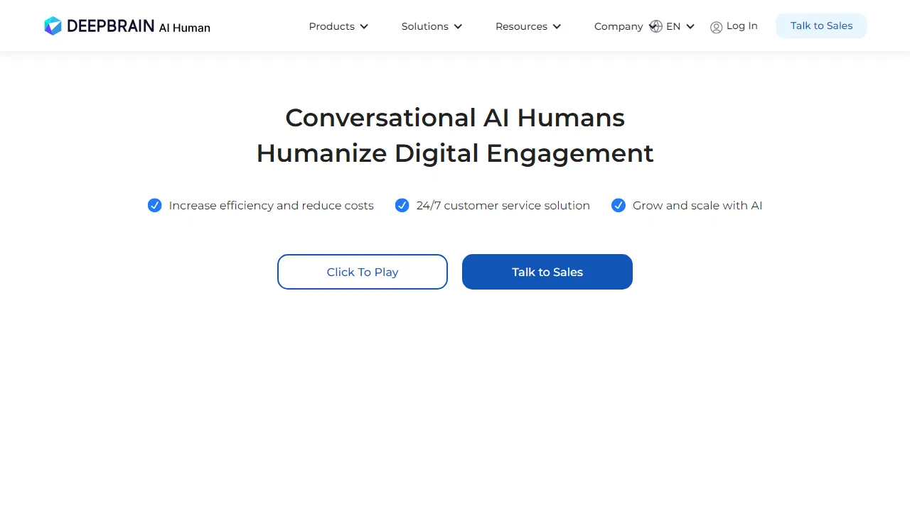 DeepBrain AI Human | FutureHurry
