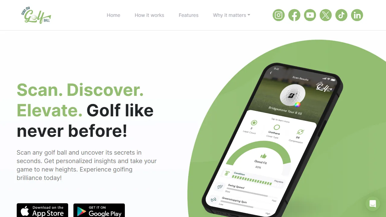 Scan My Golf Ball | FutureHurry