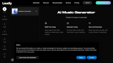 Loudly - AI Music Generator | FutureHurry