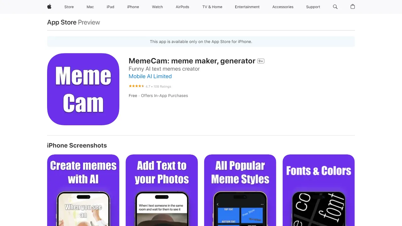 Memecam Meme Maker Generator | FutureHurry