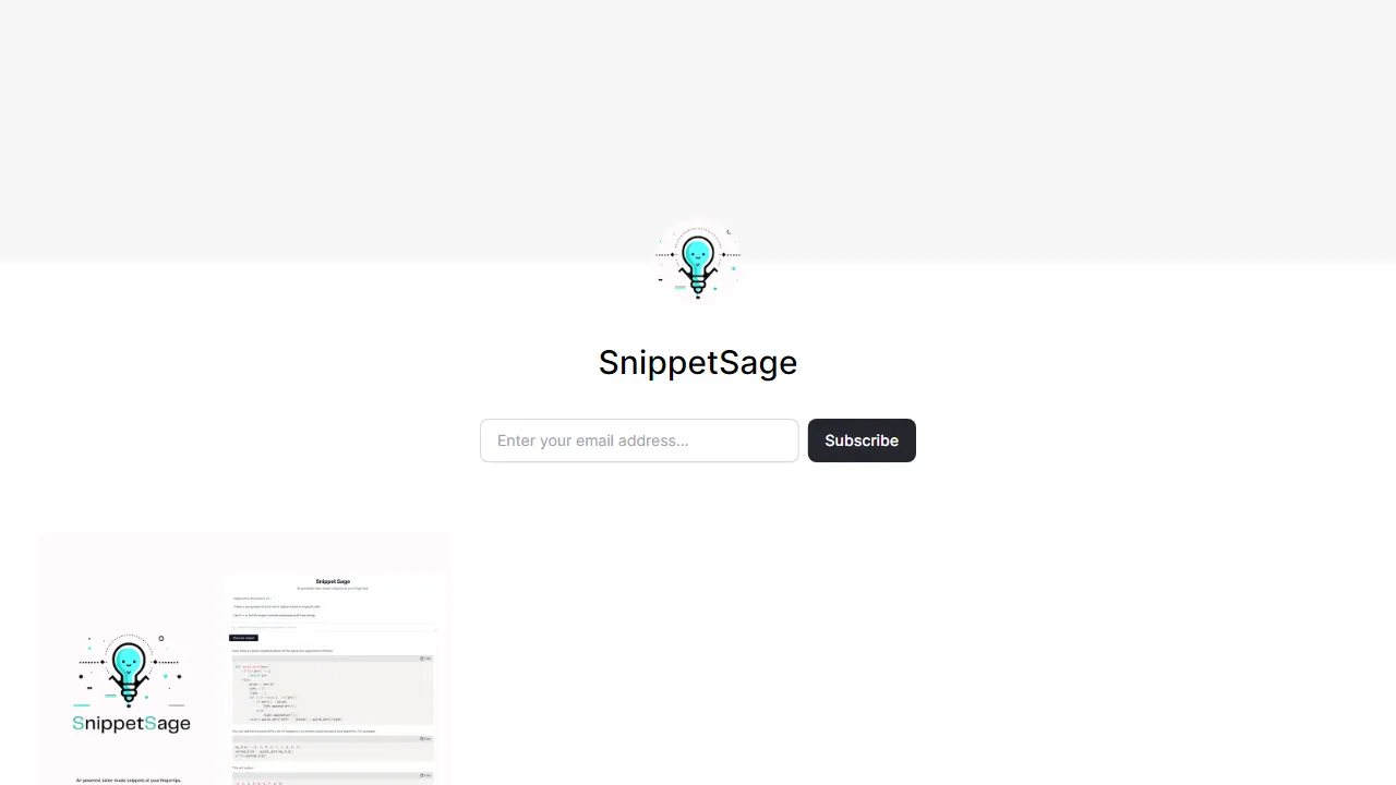 SnippetSage | FutureHurry