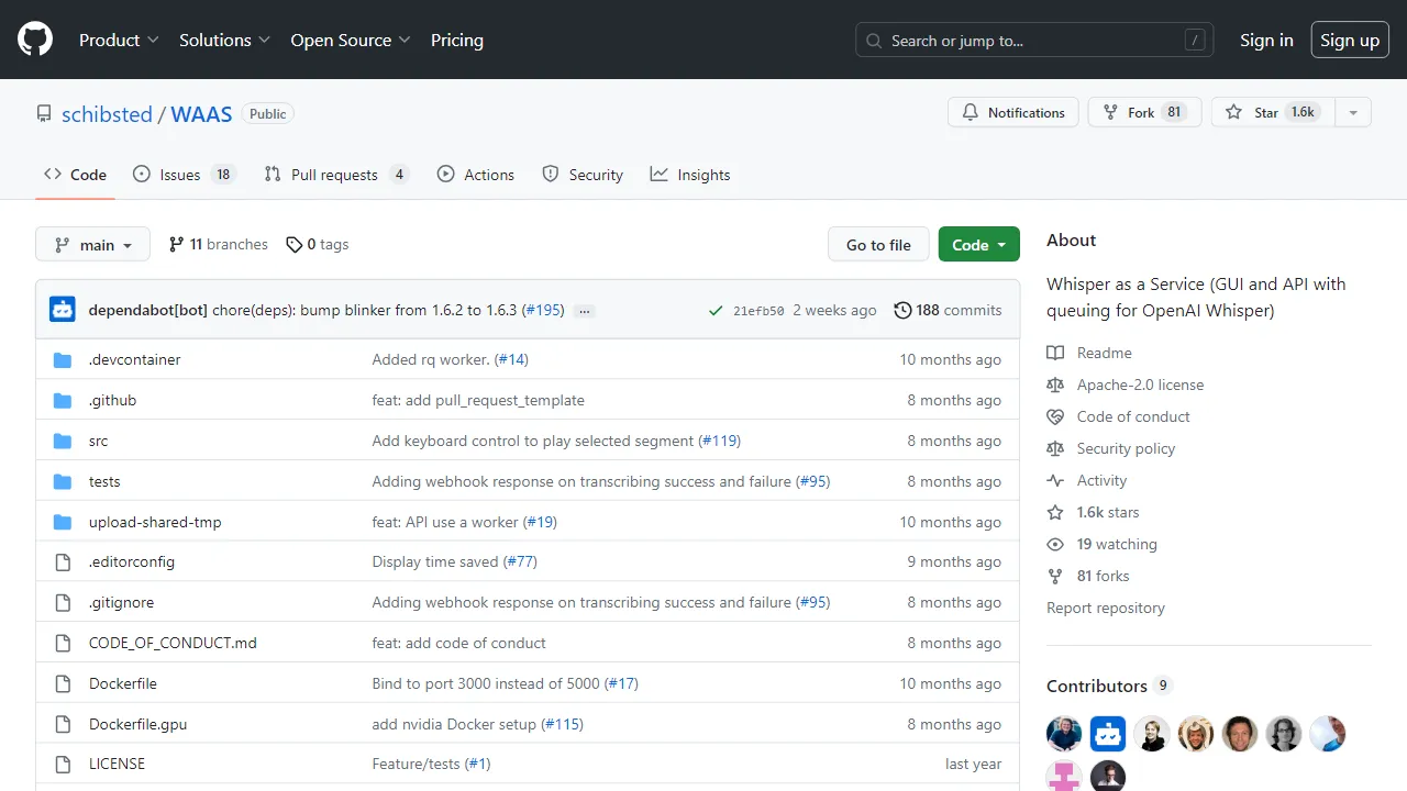 WAAS GitHub Repository | FutureHurry