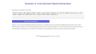 Domain-o-tron | FutureHurry