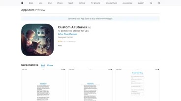 Custom AI Stories on the App Store | FutureHurry