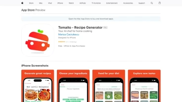 Tomaito - Recipe Generator | FutureHurry