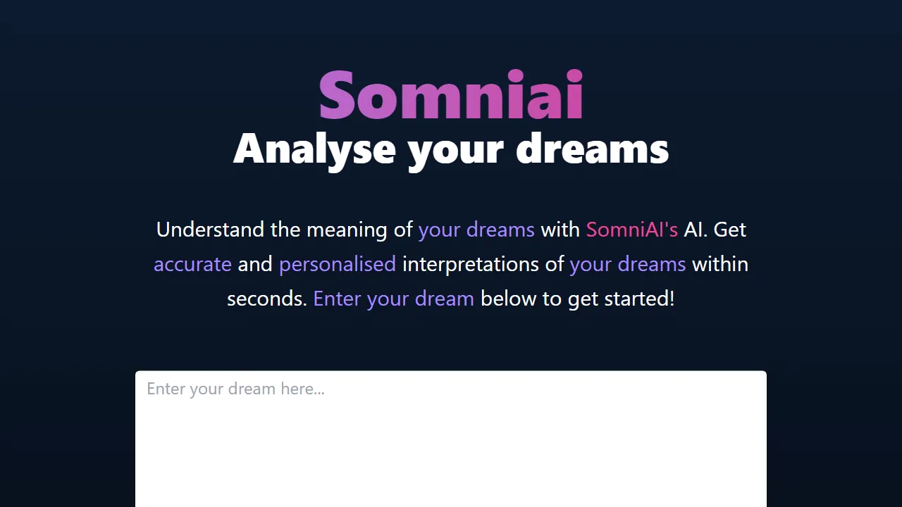 SomniAI | FutureHurry