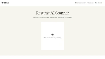 PDF.ai Resume AI Scanner | FutureHurry