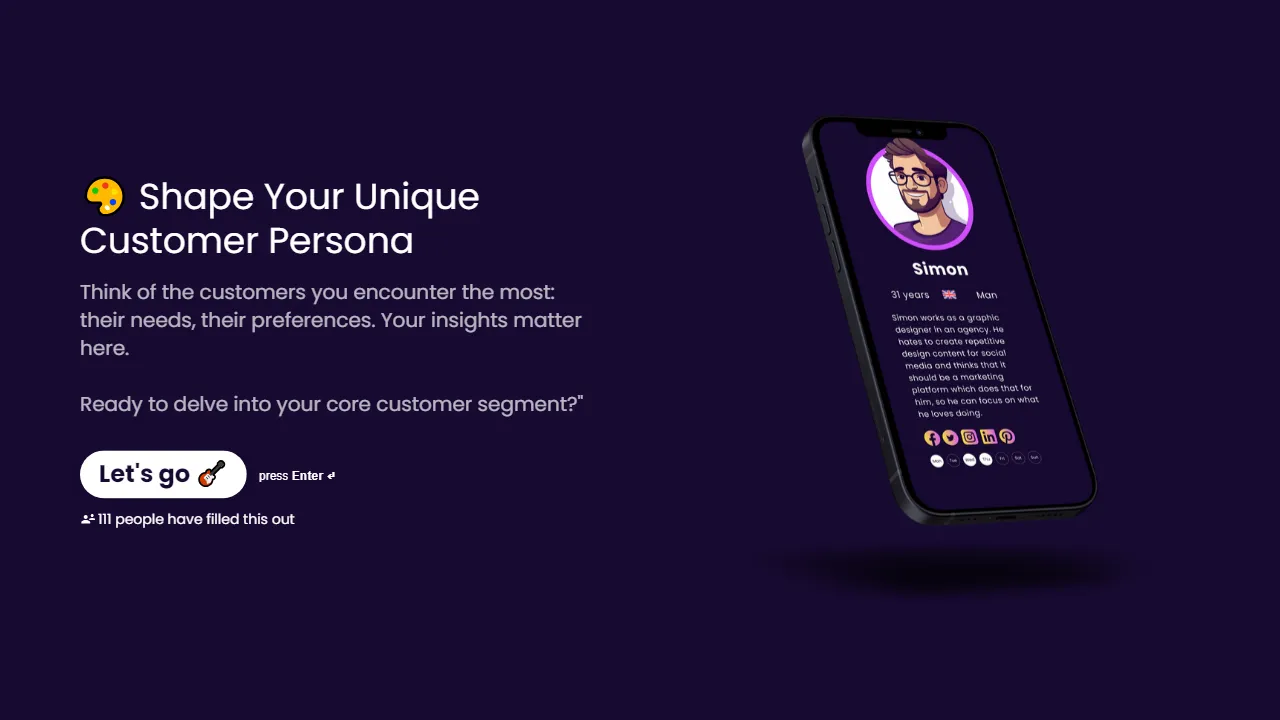 Typeform - Persona Magic | FutureHurry