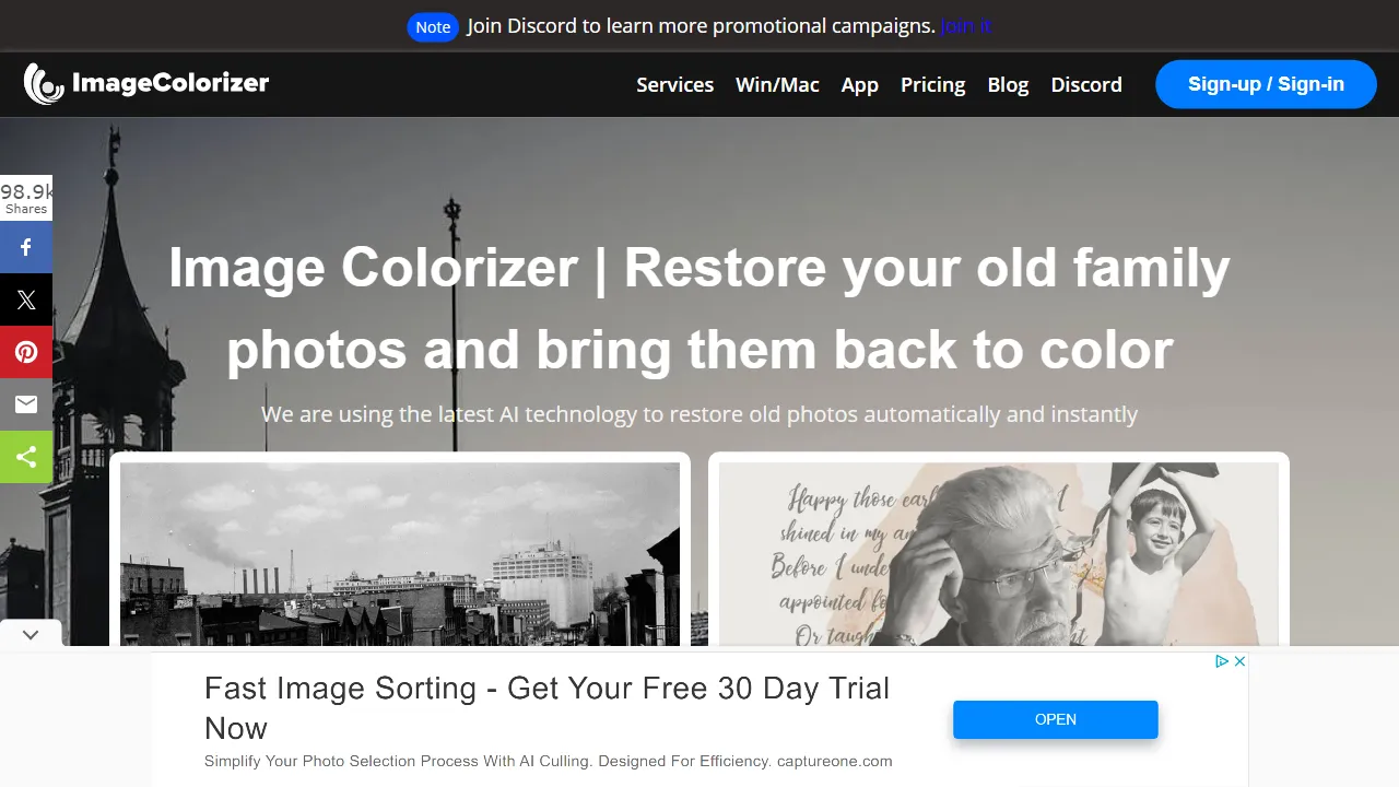 ImageColorizer.com | FutureHurry