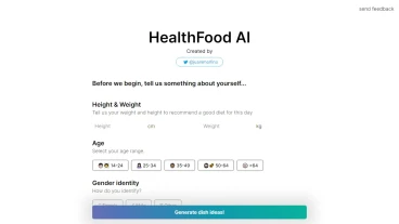 HealthFood AI | FutureHurry