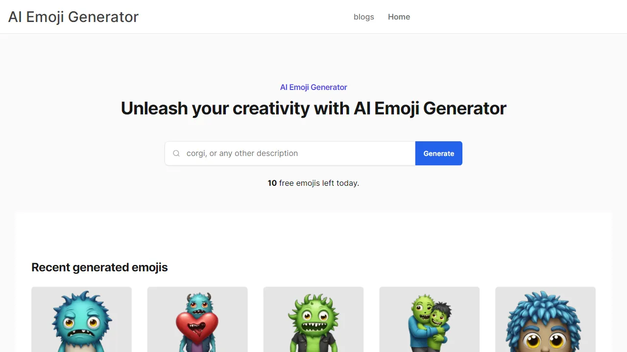 AI Emoji Generator | FutureHurry