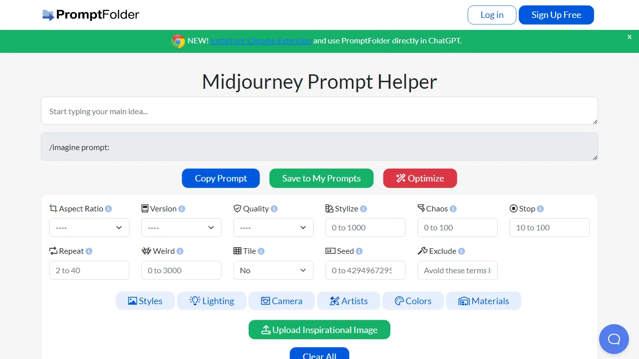 Midjourney Prompt Helper | FutureHurry