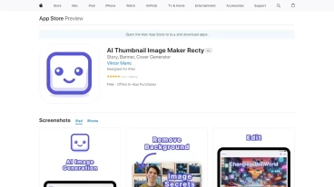 AI Thumbnail Image Maker Recty on the App Store | FutureHurry