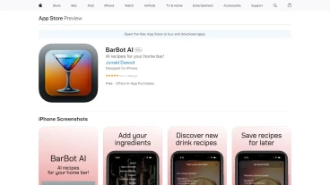 BarBot AI on the App Store | FutureHurry