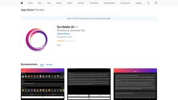 Scribble AI on the App Store | FutureHurry