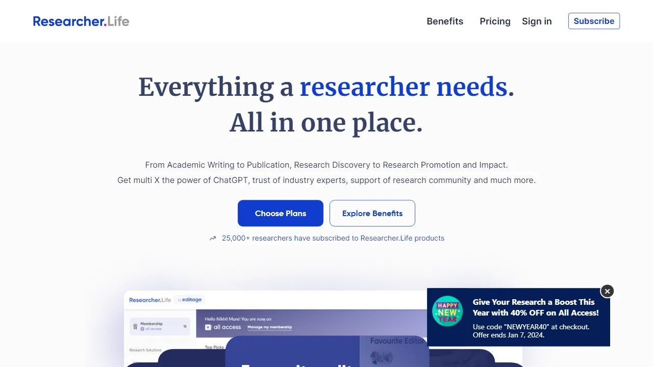 Researcher.Life | FutureHurry