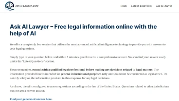 Ask an AI Lawyer | FutureHurry