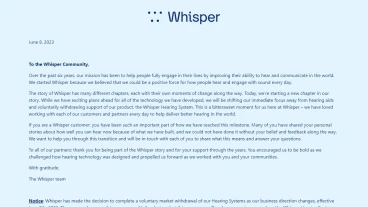 Whisper | FutureHurry
