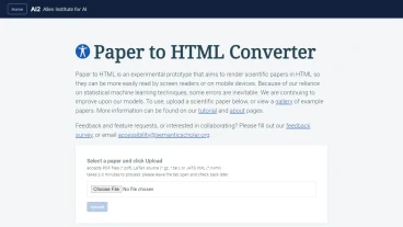 Paper to HTML | FutureHurry