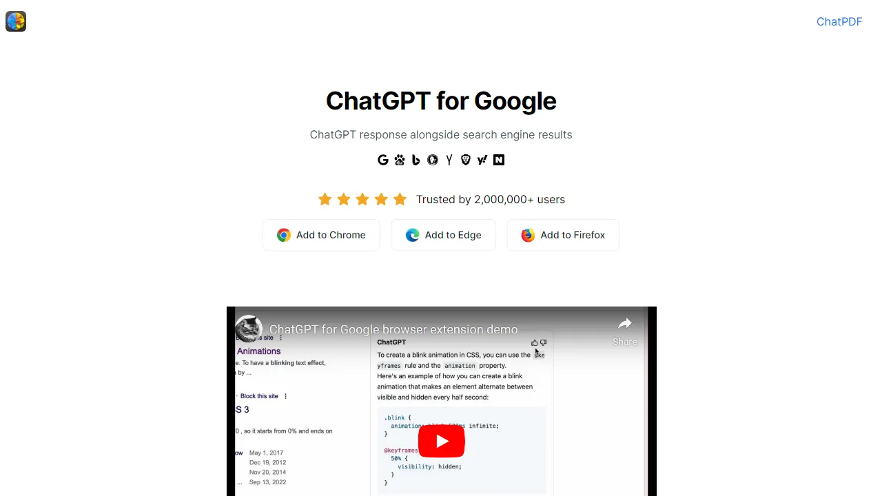 ChatGPT for Google | FutureHurry