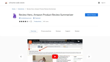 Review Hero, Amazon Product Review Summarizer | FutureHurry