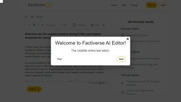 Factiverse AI Editor | FutureHurry