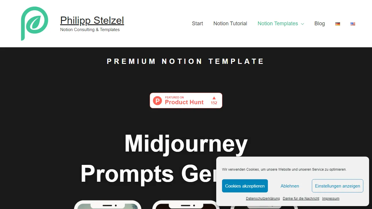 Philipp Stelzel Midjourney Prompts Generator | FutureHurry