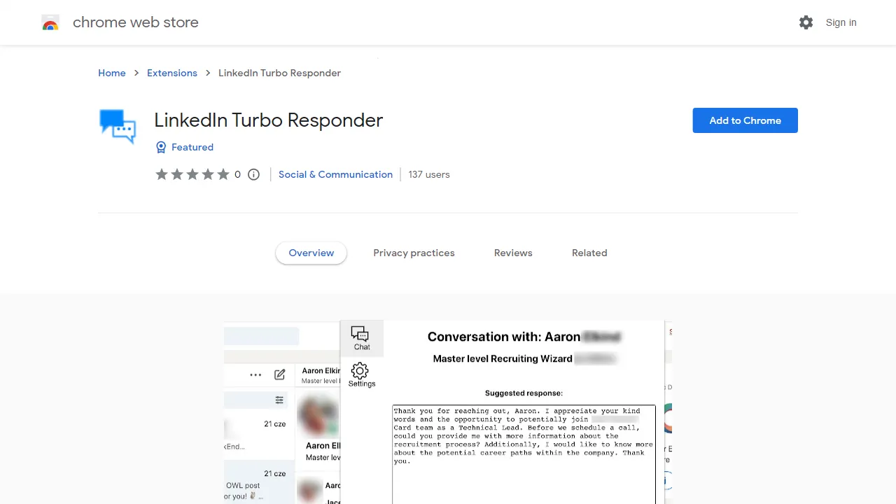 LinkedIn Turbo Responder | FutureHurry