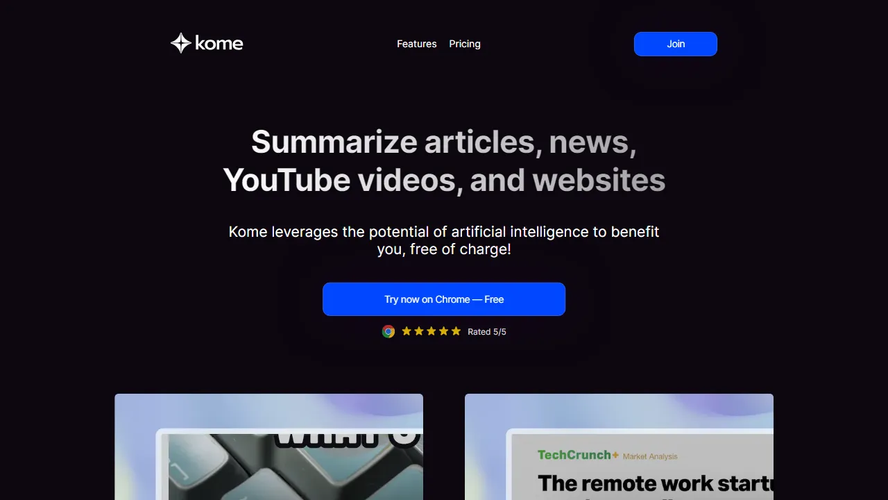 Kome | FutureHurry