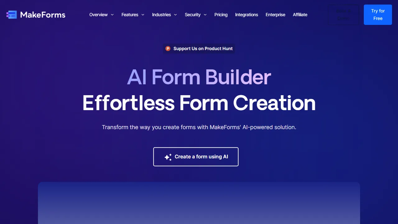 MakeForms.io | FutureHurry