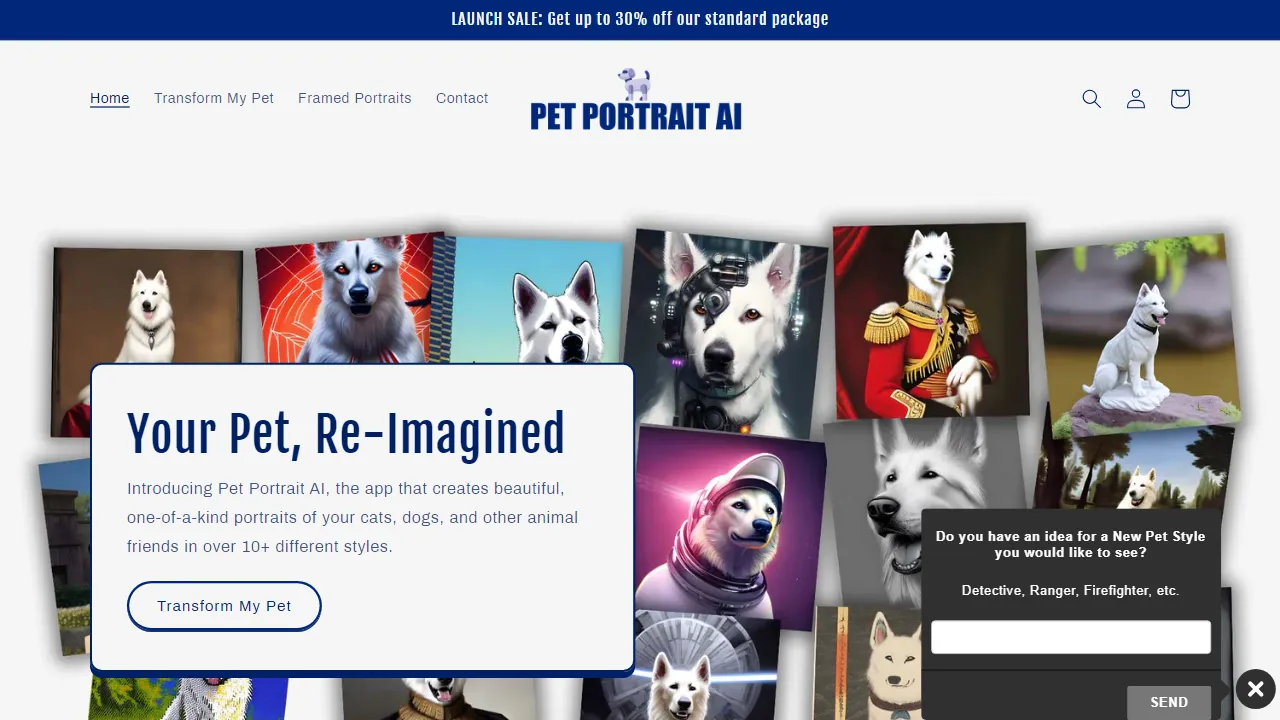 PetPortrait.AI | FutureHurry