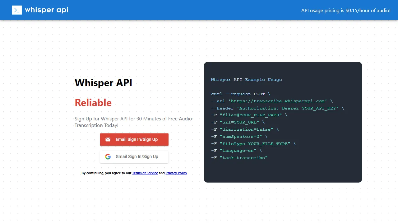 WhisperAPI | FutureHurry