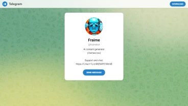 Telegram - Fraimebot | FutureHurry