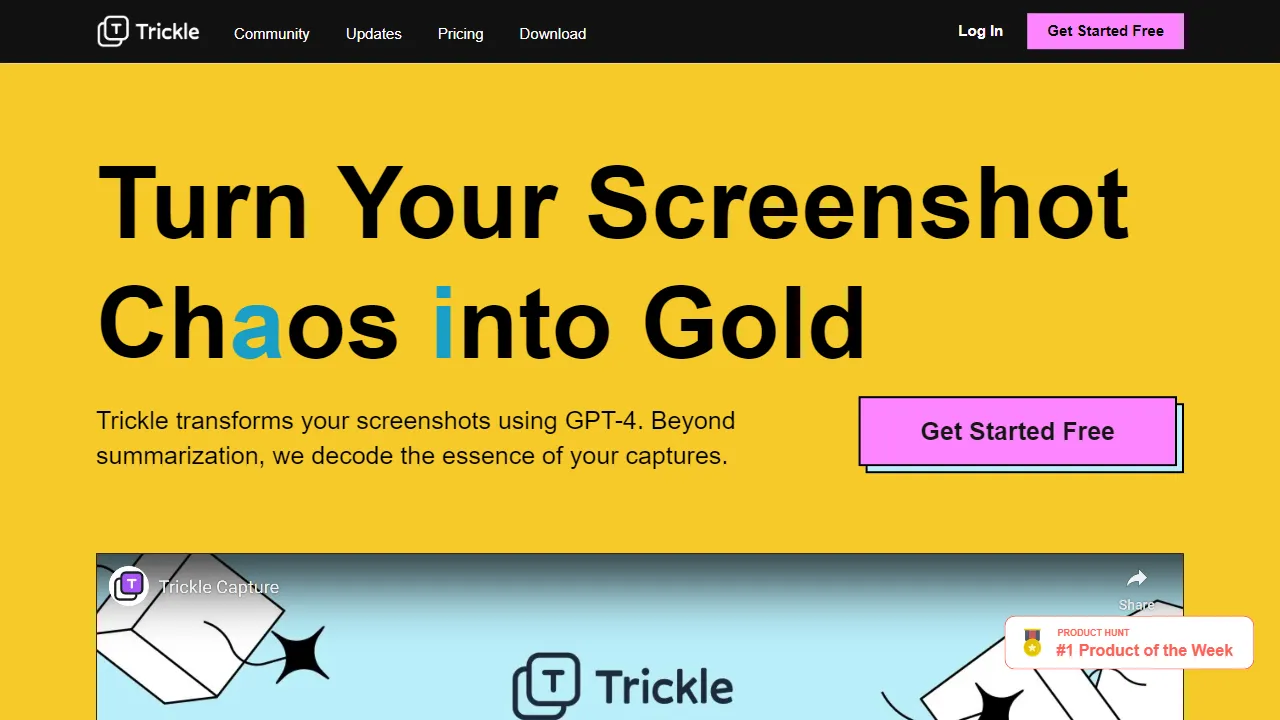 Trickle | FutureHurry