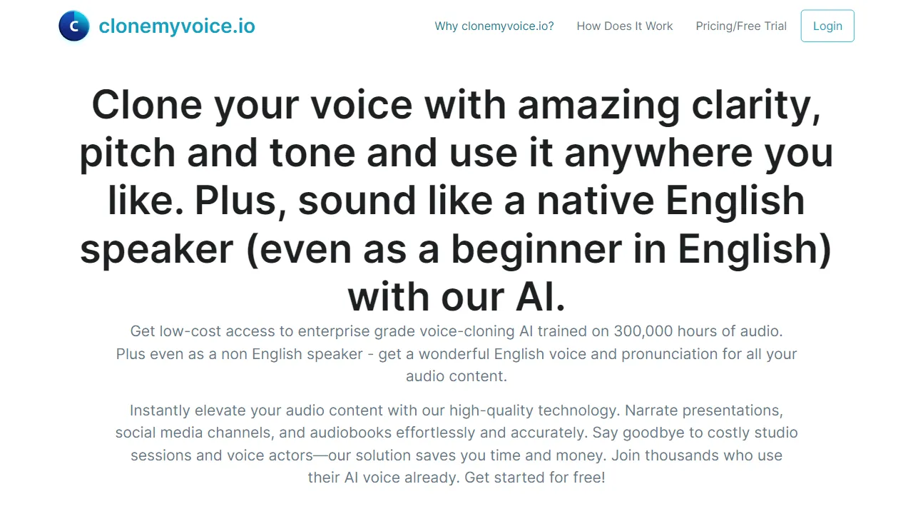 CloneMyVoice.io | FutureHurry