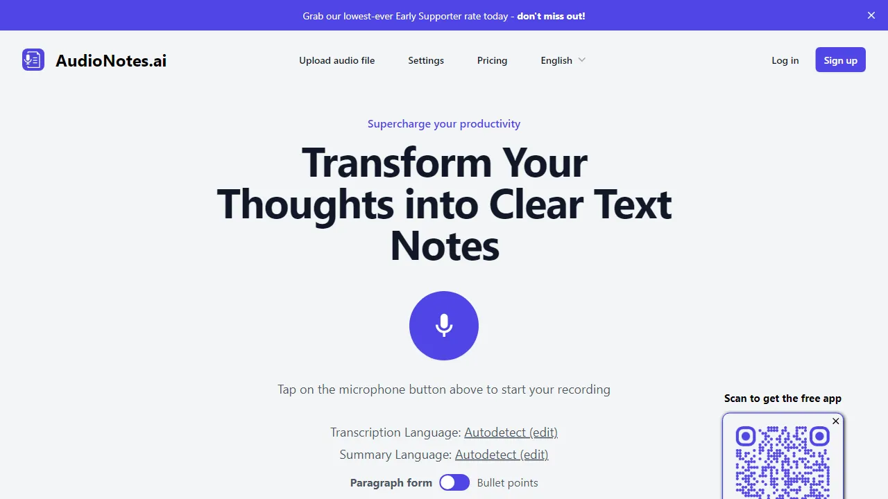 AudioNotes | FutureHurry