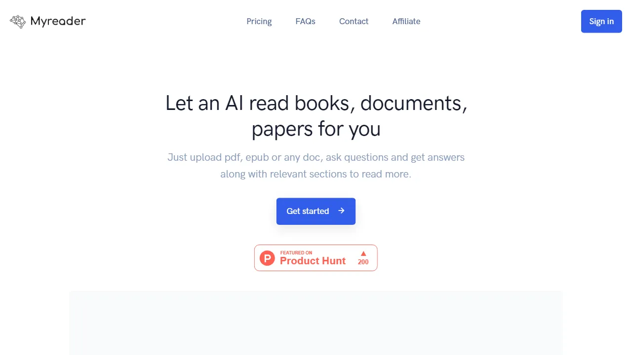 Myreader AI | FutureHurry